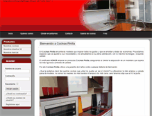 Tablet Screenshot of mueblesdecocinaspinilla.com